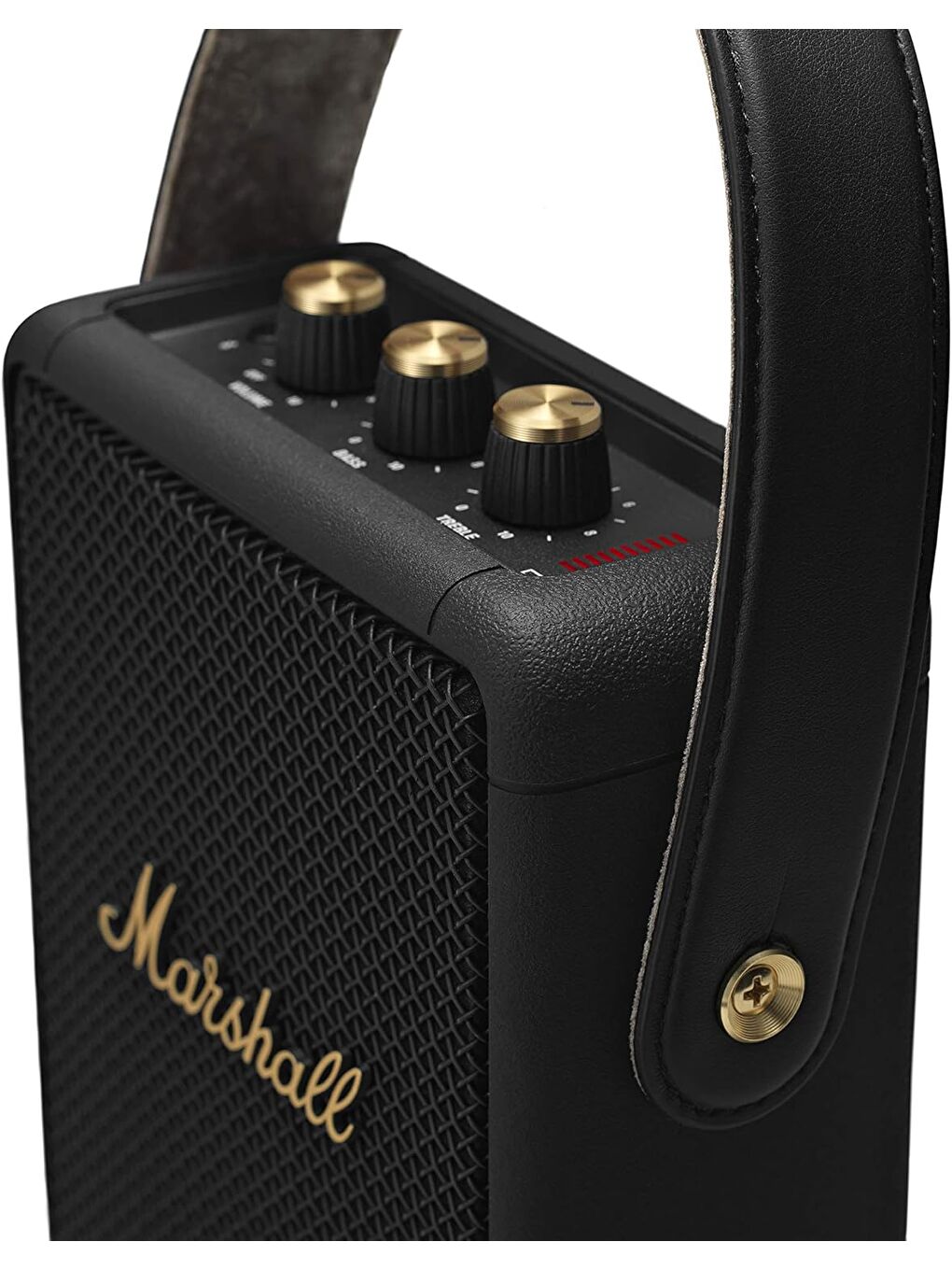 Stockwell II Bluetooth Taşınabilir Bluetooth Black and Brass ZD 1005544-4