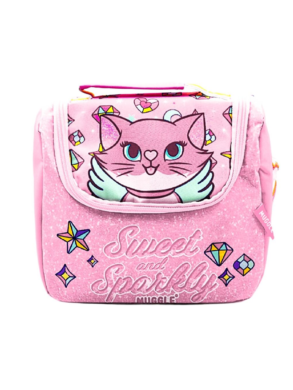 2 Bölmeli Sweet And Sparkly Okul Çantası + Beslenme Çantası Pembe 2 Li Set-3