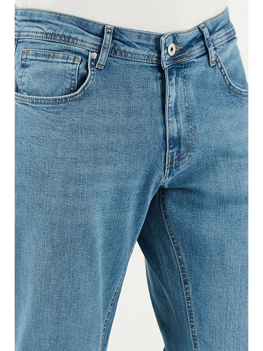 Mavi Streç Pamuklu Regular Fit Normal Bel Boru Paça Jeans 2201S511PARMA-3