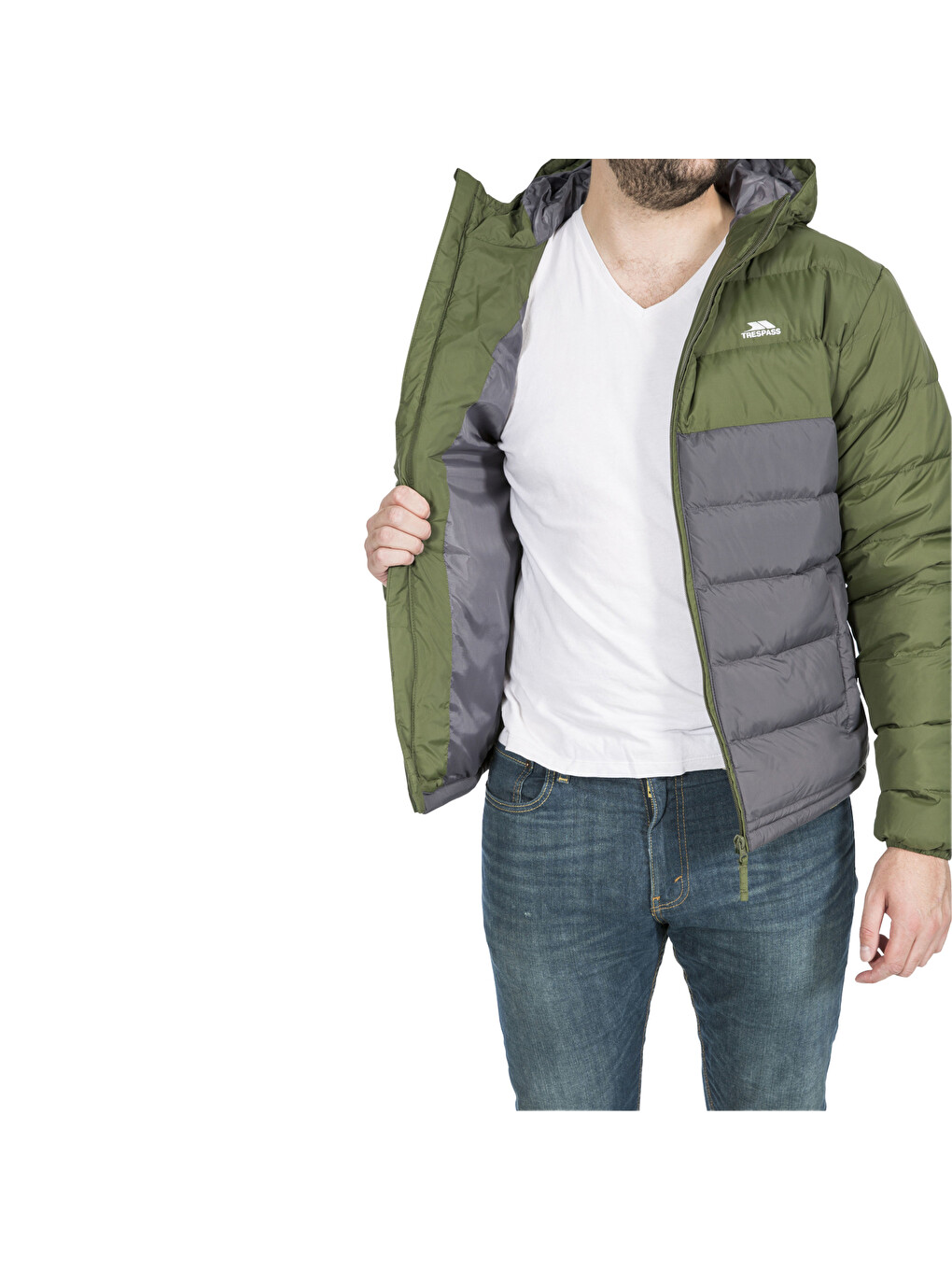 Oskar - Padded Erkek Yeşil Outdoor Mont ve Ceketi-4