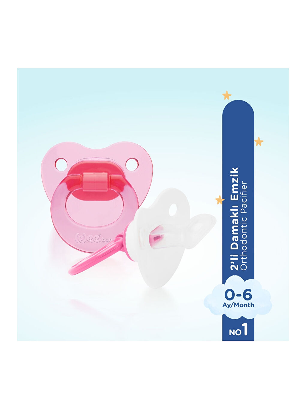 2’li Damaklı Emzik No:1 - KIZ-2