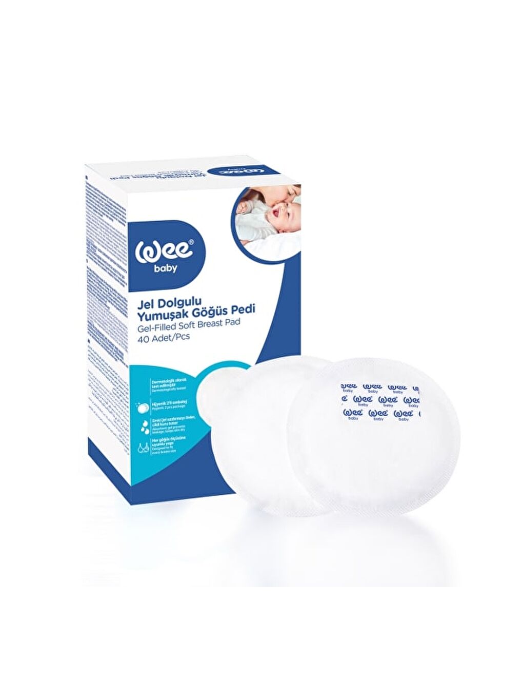 40'lı Klasik Yapışkanlı Göğüs Pedi