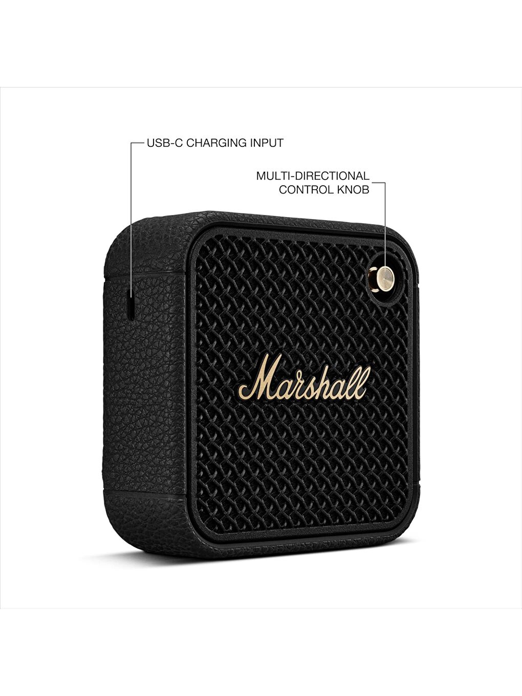 Willen II Black and Brass Bluetooth Hoparlör ZD 1006714-2