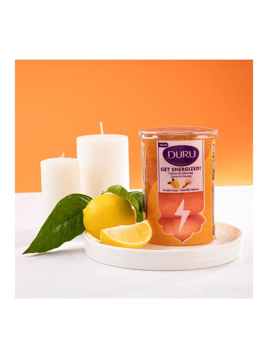 Moods Güzellik Sabunu Energized Limon&Ginseng 4*90 G 4 Adet-1