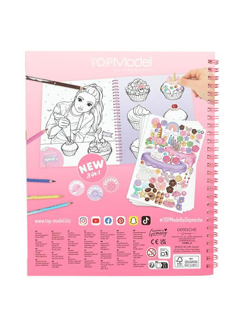 TOPModel Cake & Bake Boyama Kitabı 13386