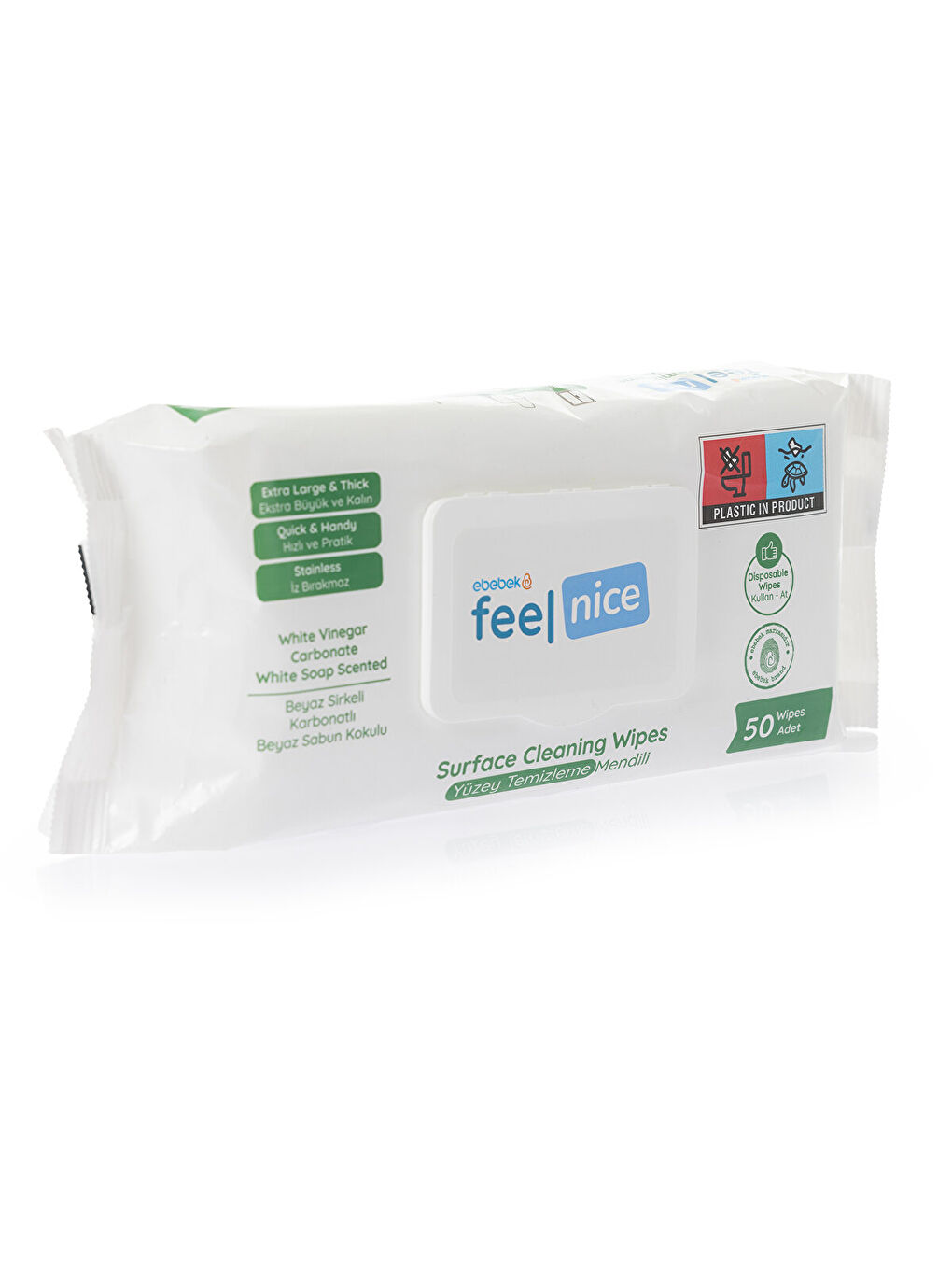 Yüzey Temizleme Mendili 50 Adet-1