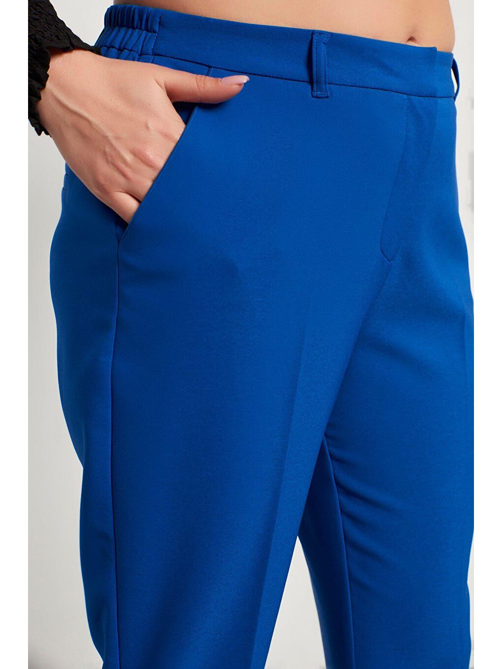 Mylinemoda Mavi Cep Detaylı Slim Fit Klasik Pantolon - 4