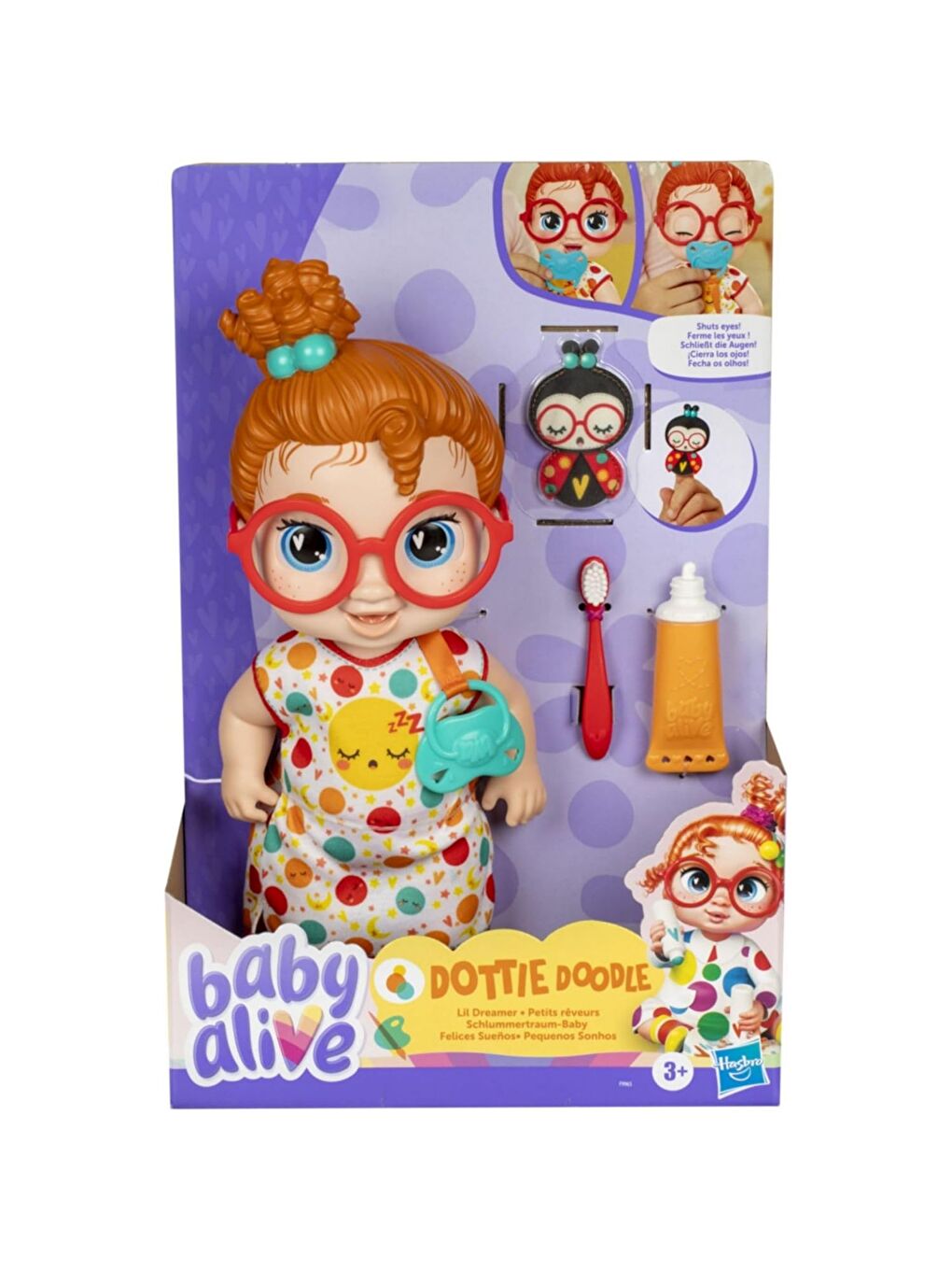 Uykucu Bebeğim Kırmızı Saçlı Dottie Doodle