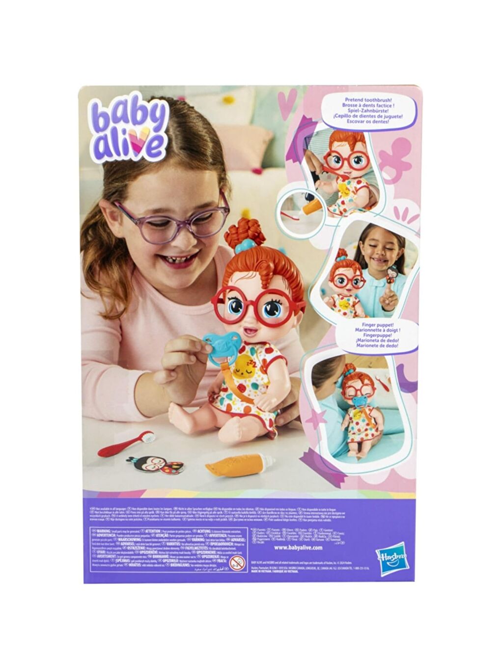 Uykucu Bebeğim Kırmızı Saçlı Dottie Doodle-1