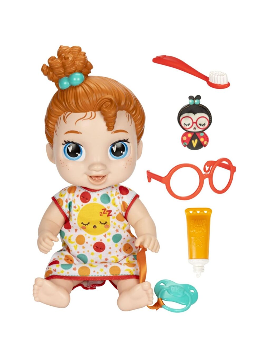 Uykucu Bebeğim Kırmızı Saçlı Dottie Doodle-3