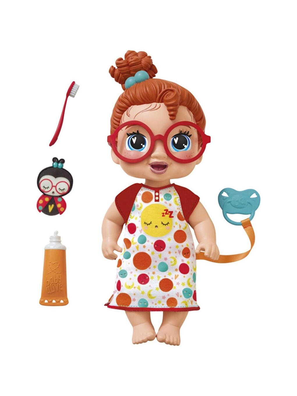 Uykucu Bebeğim Kırmızı Saçlı Dottie Doodle-4