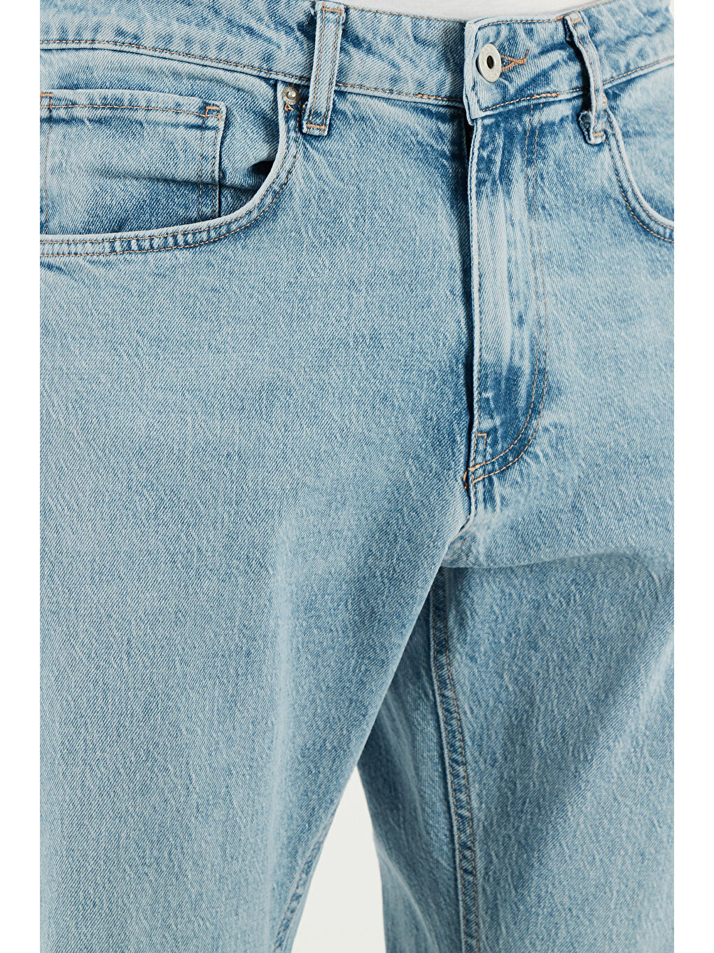 Mavi Streç Pamuklu Slim Fit Normal Bel Boru Paça Jeans 5900S601MILANO-3