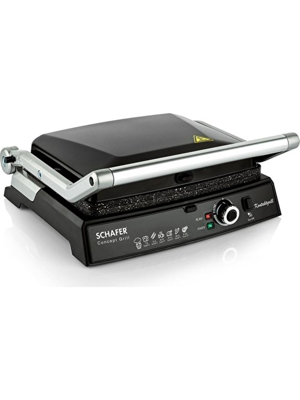 SCHAFER Concept Grill Tost Makinesi-Siyah