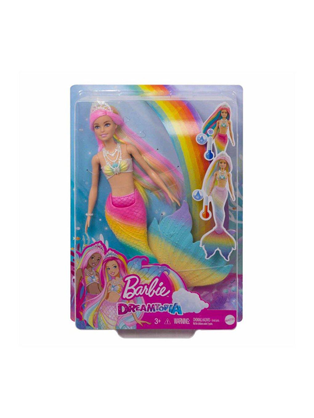 BARBIE Renksiz Dreamtopia Renk Değiştiren Sihirli Denizkızı GTF89