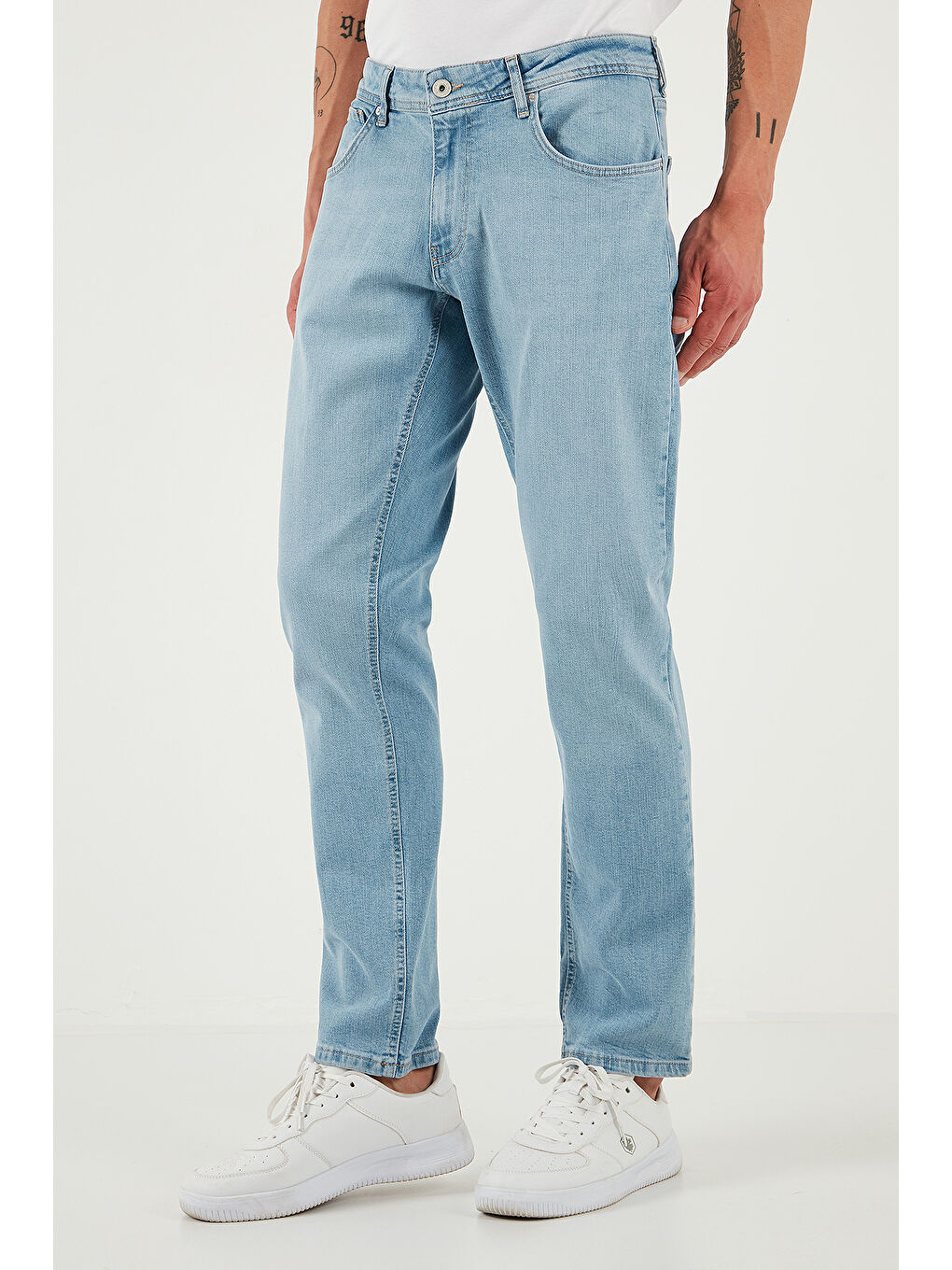 Mavi Streç Pamuklu Regular Fit Normal Bel Boru Paça Jeans 2201S512PARMA-2