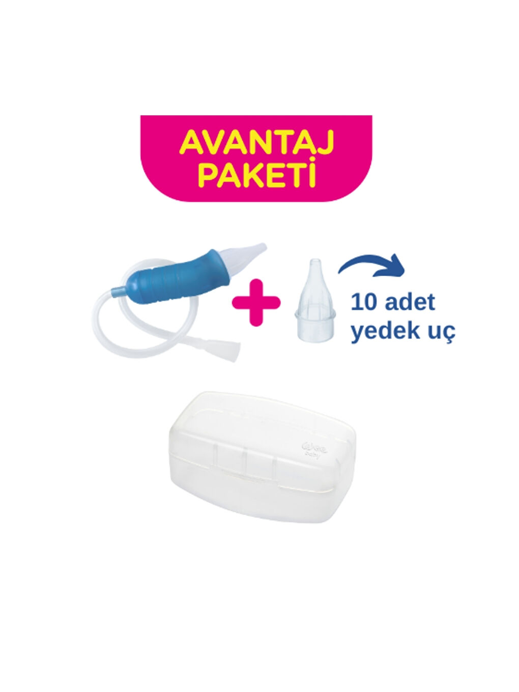 Burun Temizleyici Aspiratör Seti (10 Adet Yedek Uç)-1