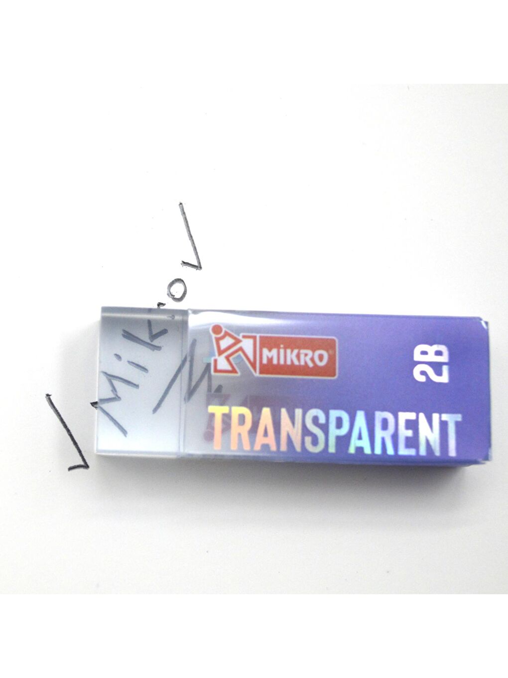 Büyük Boy Şeffaf Silgi 1 Adet Er-5701-1