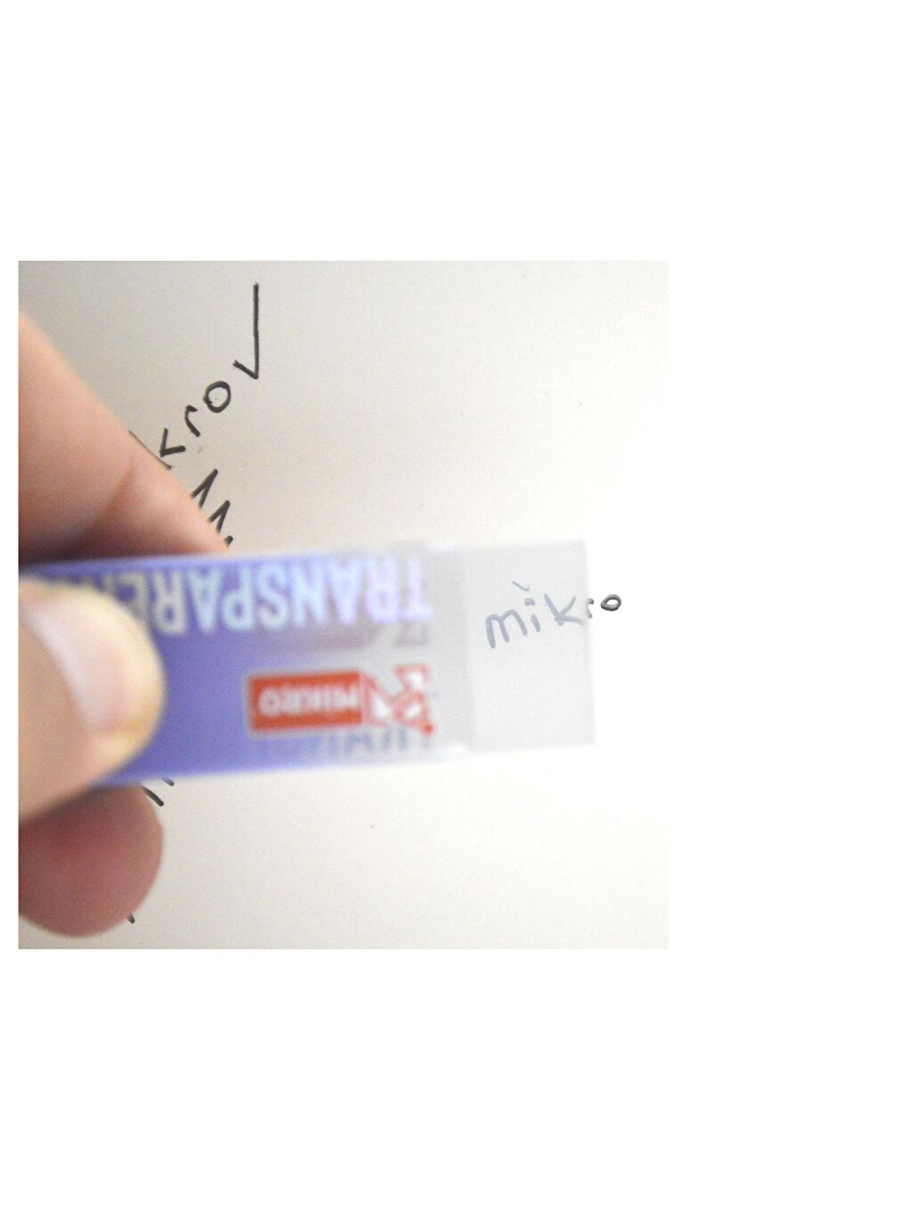 Büyük Boy Şeffaf Silgi 1 Adet Er-5701-4