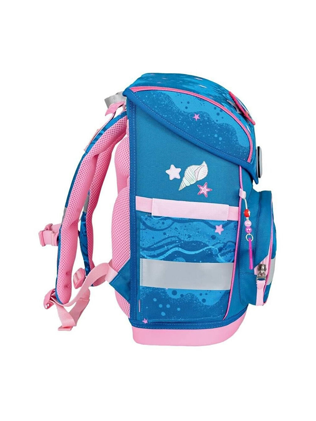 Mermaid COMPACT mit Patches Okul Çantası 405-41/AG/B-2