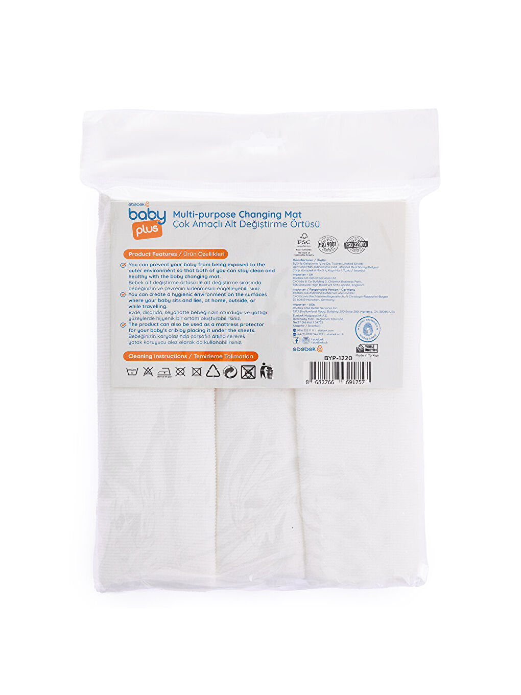 Baby Plus Çok Amaçlı Alt Değiştirme Örtüsü-1