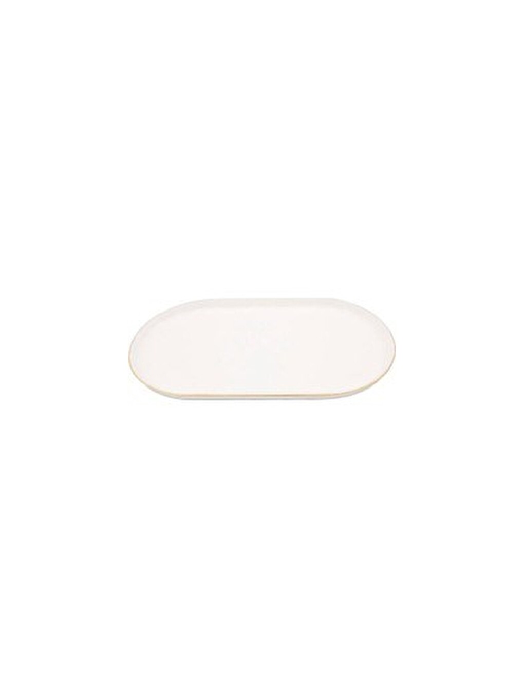 Ekru Chopin Altın Serisi 28CM Oval Kayık Tabak-1