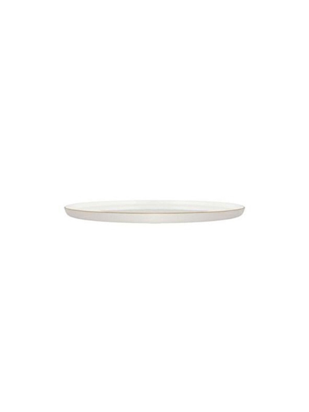 Ekru Chopin Altın Yaldız Düz Tabak 18cm Tekli-1