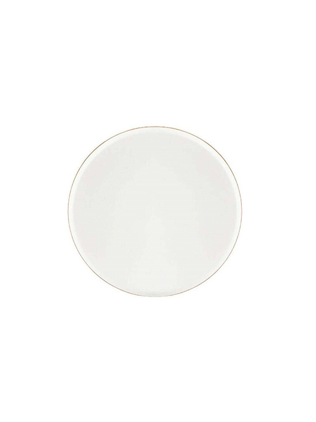 Ekru Chopin Altın Yaldız Düz Tabak 31cm Tekli