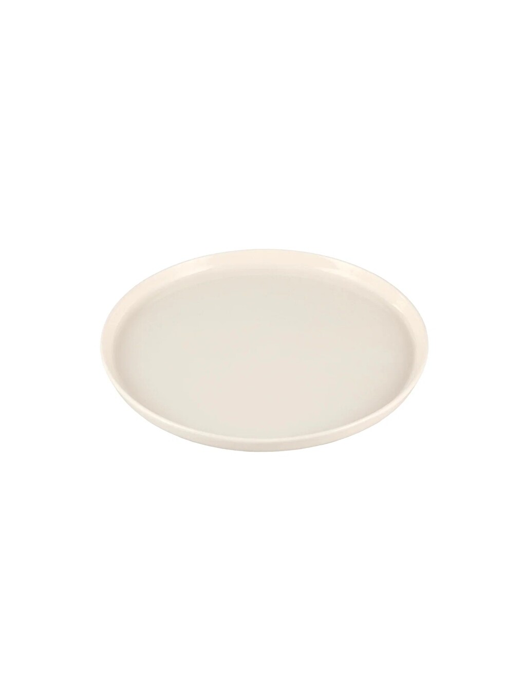 Ekru Chopin Tatlı Tabağı 18cm Krem Tekli-1