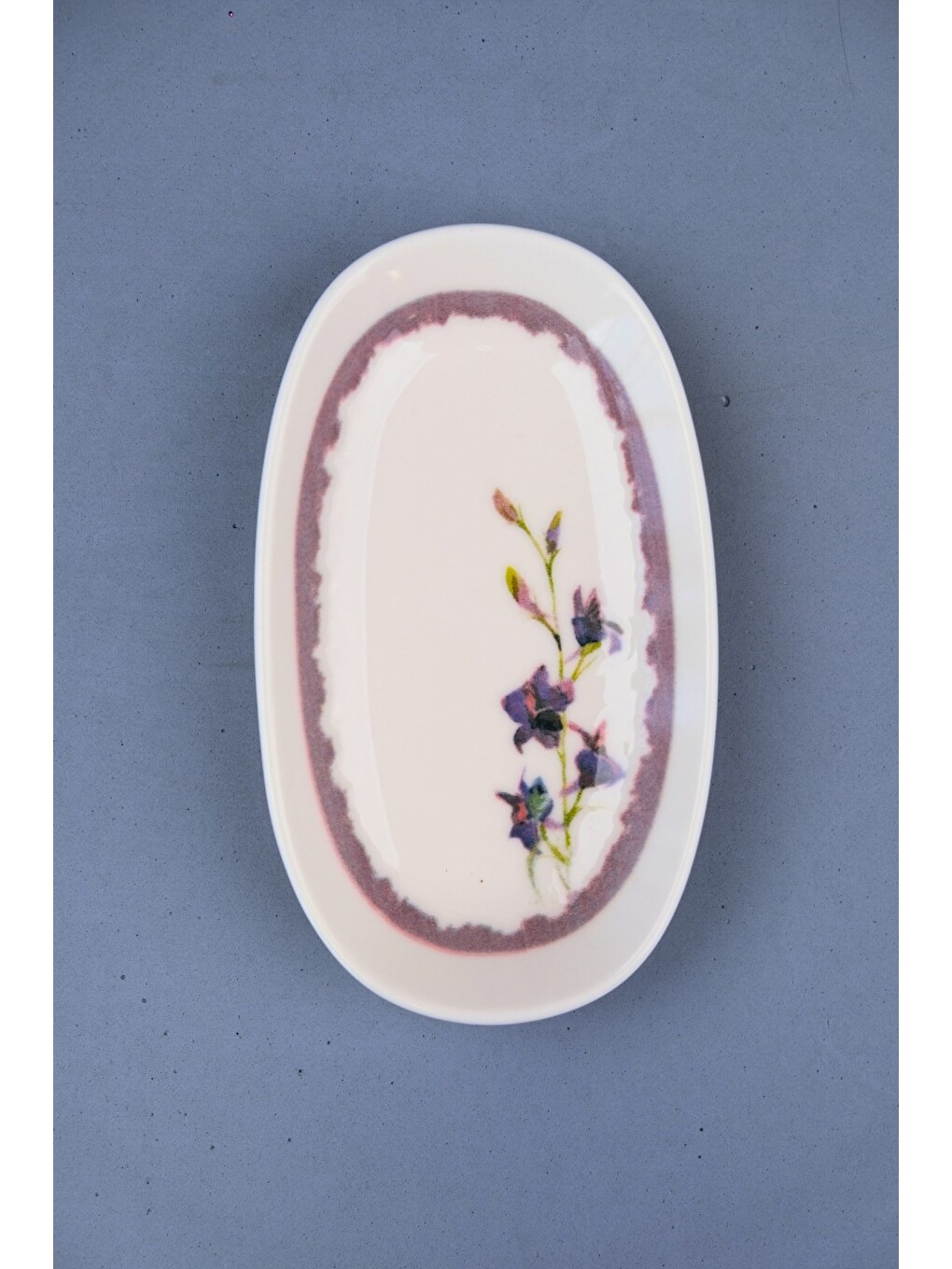 Beyaz Porselen Morden Oval Kayık Tabak 15x8,5x2cm Mrd1 Tekli