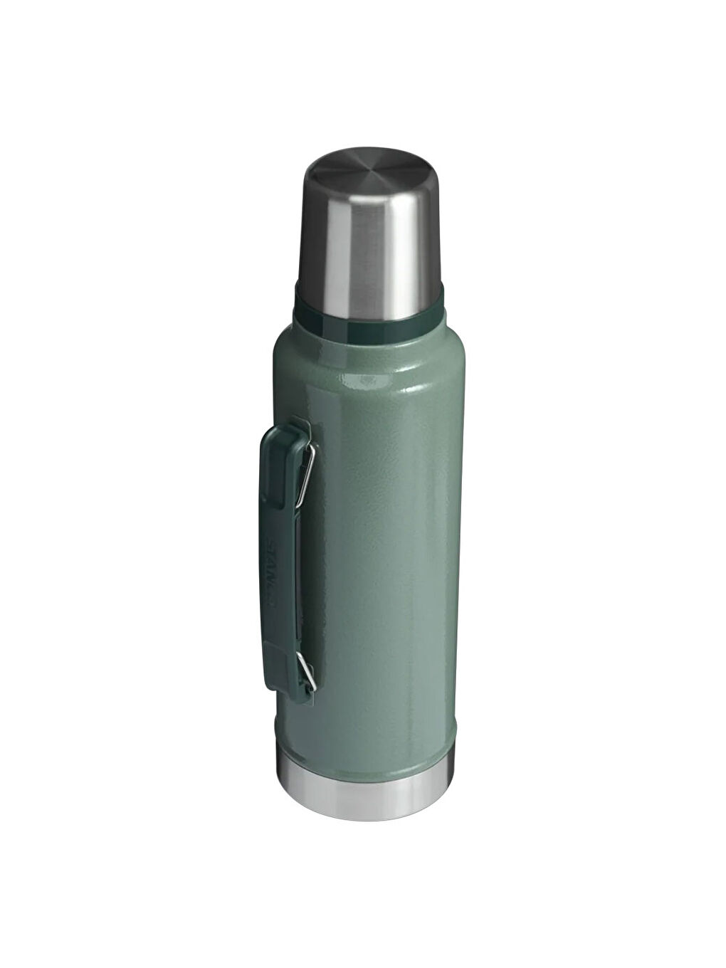 Haki Klasik Vakumlu Çelik Termos 1,4 LT Hammertone Green-2