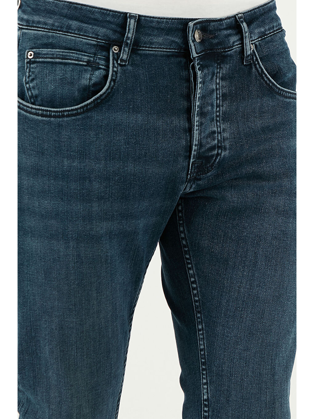 Mavi Streç Pamuklu Slim Fit Normal Bel Dar Paça Jeans 1124S77NAPOLI-4