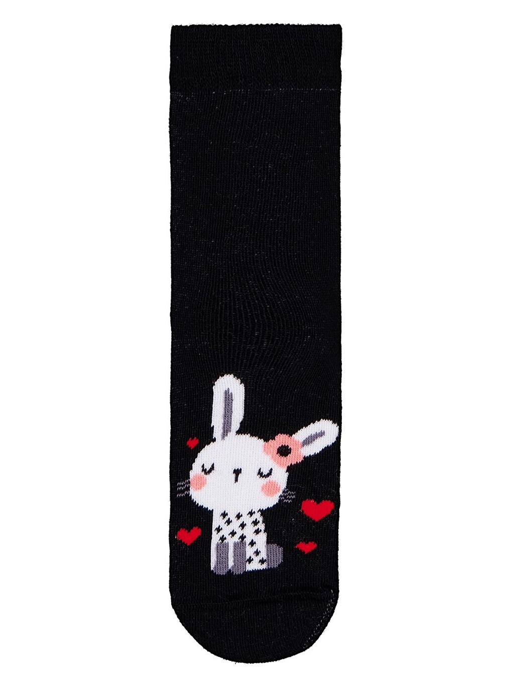 Beyaz Girls Bunny Havlu 2'li 2-12 Yaş Kız Soket Çorap - Standart-2