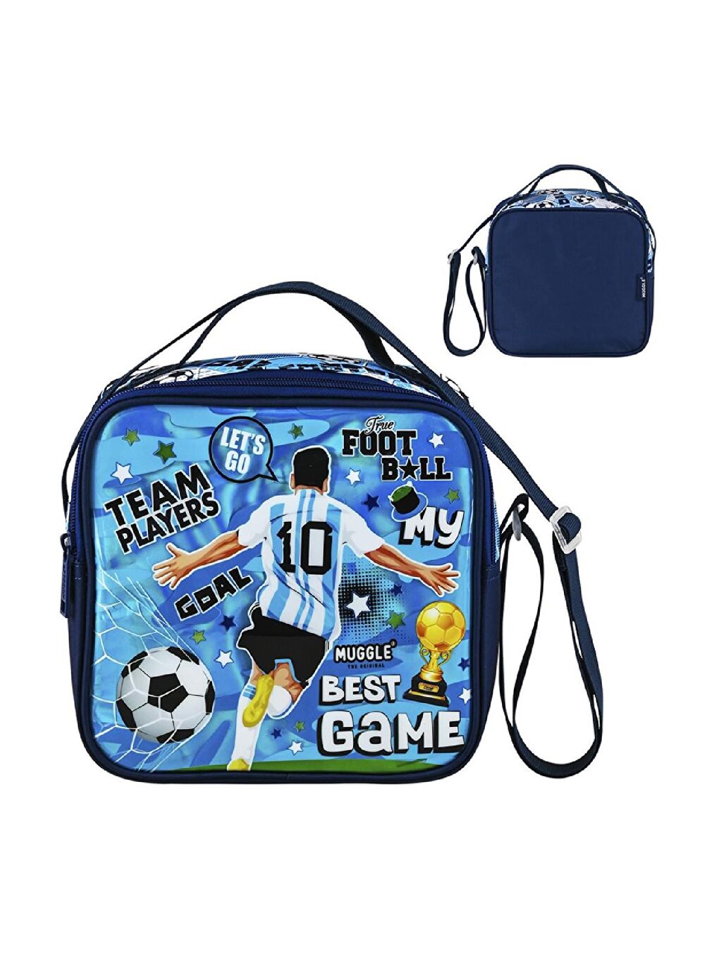 Termoslu Best Game Beslenme Çantası Mavi (MU-9115)