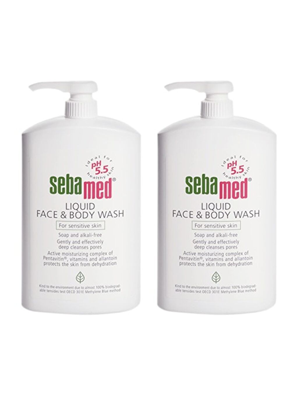 SEBAMED Likid Yüz ve Vücut Temizleme Jeli 1000 ml x 2 Adet