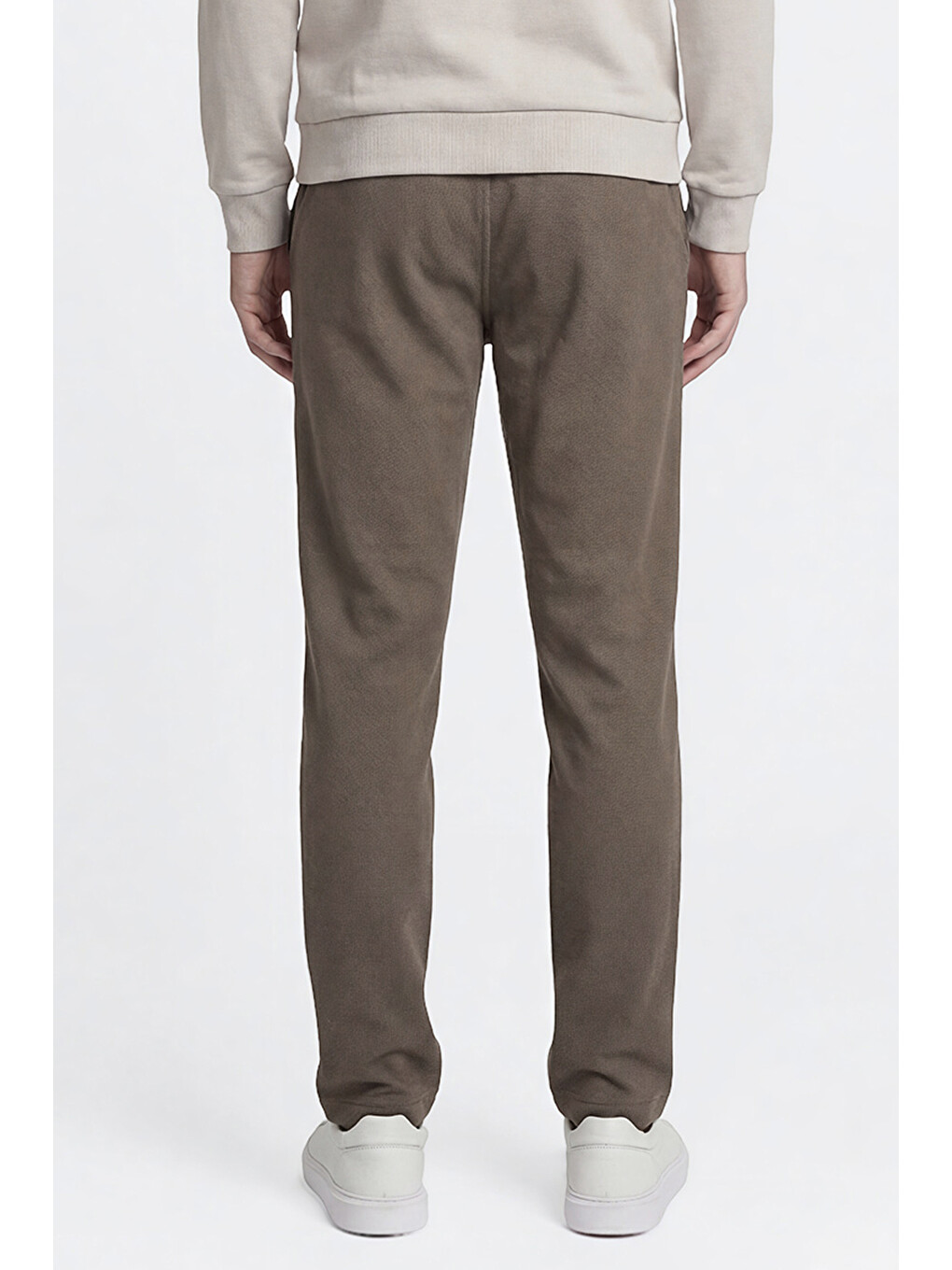 Erkek Haki 360 Her Yöne Esneyen Comfort Fit Rahat Kesim Yan Cepli Pantolon-4