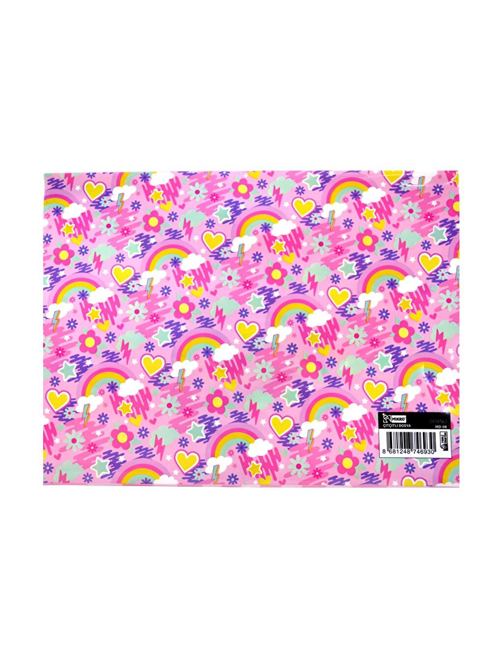 A4 Çıtçıtlı Dosya Kız Temalı (1 Adet)-1