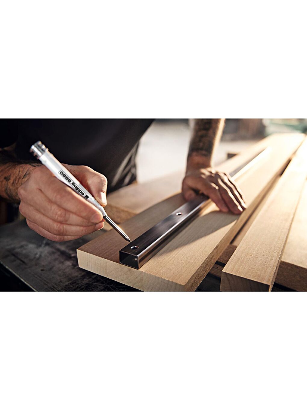 Derin Delik İnşaat Kalemi Montaj İşaretleme Kalemi Blisterlı (E-8880)-1