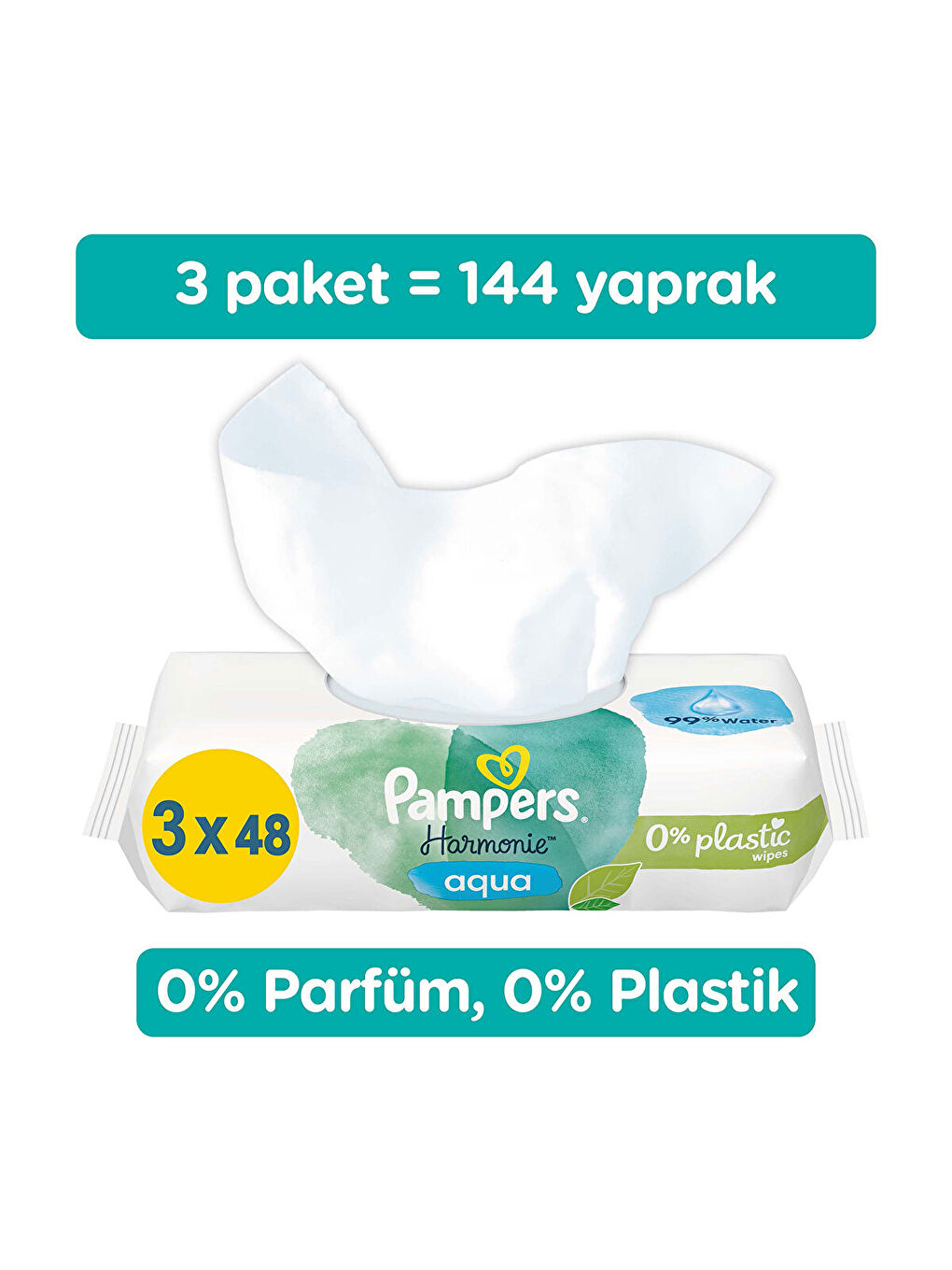 Prima Prıma Islak Havlu Aqua Pure 3lü - 1