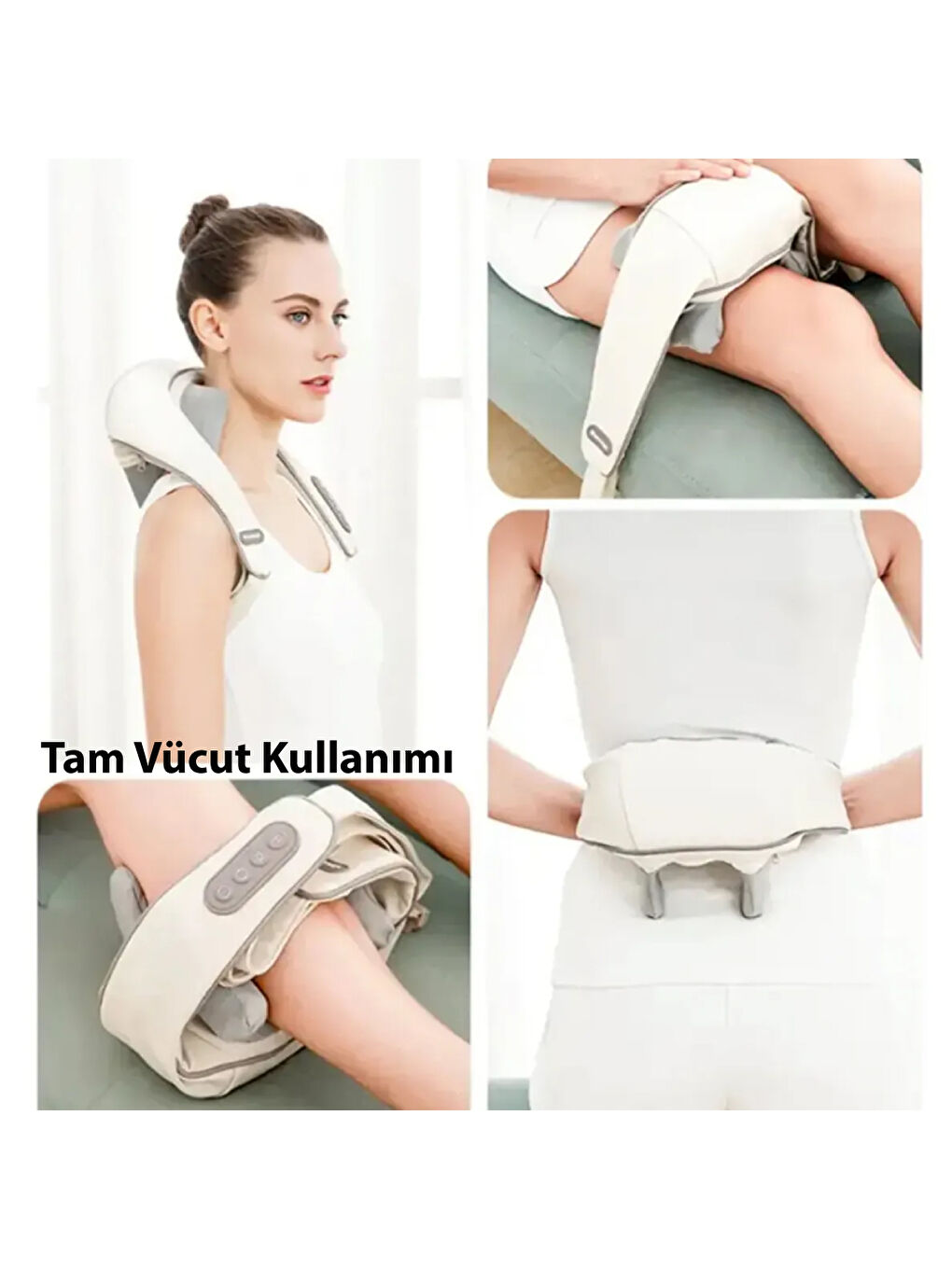 Şarjlı Boyun, Kol, Omuz ve Bacak Masaj Aleti – Derin Doku Titreşimli Masaj Cihazı-3