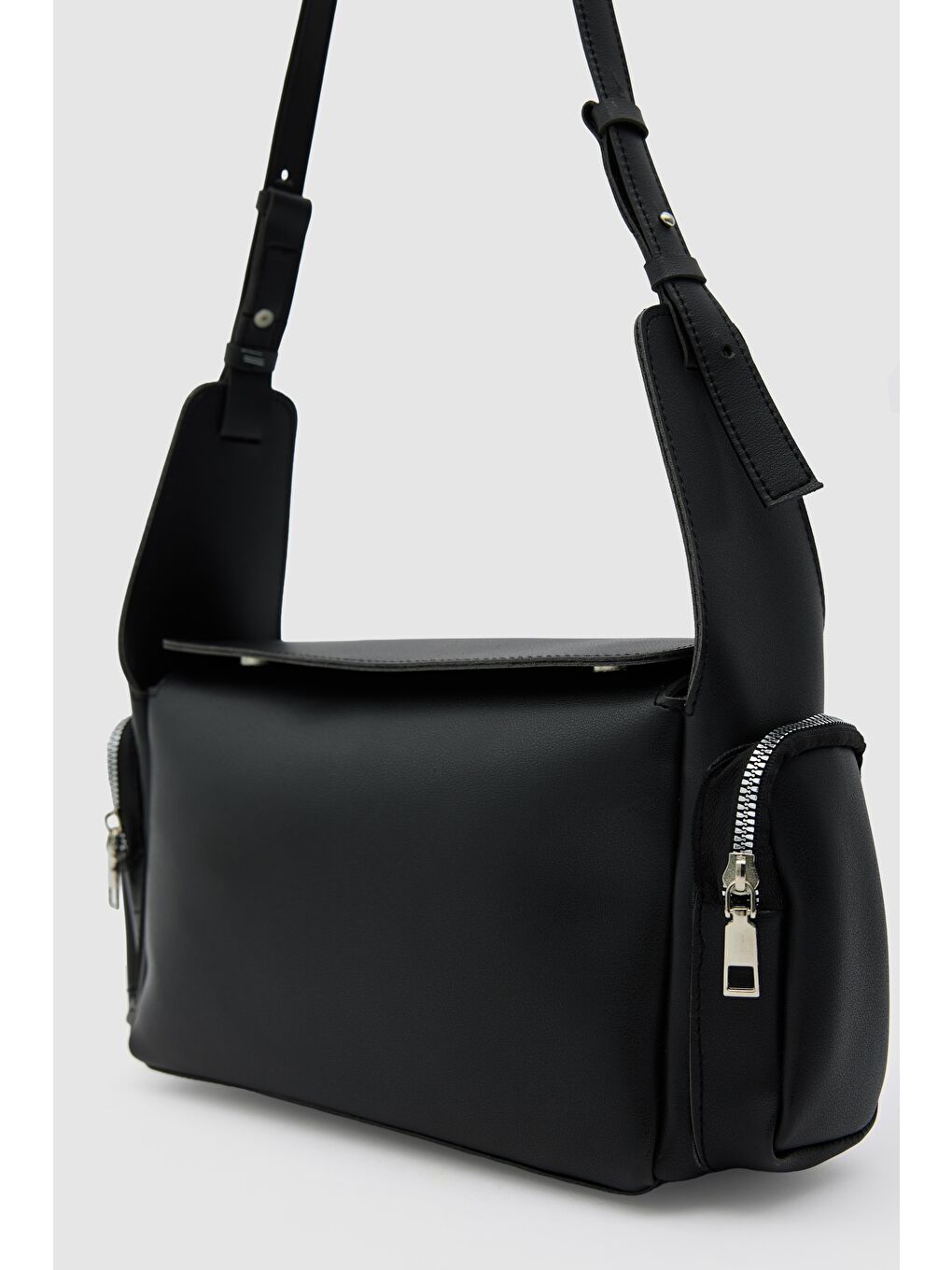 Barenia Retro Çapraz Çanta Siyah-4