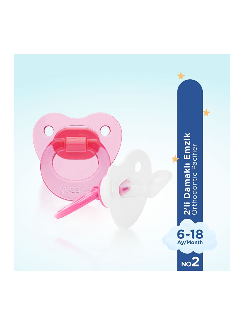 2’li Damaklı Emzik No:2 - KIZ-2