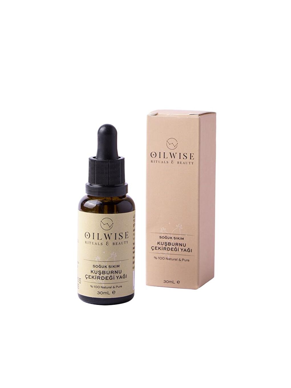 Oilwise Leke ve Yaşlanma Karşıtı Kuşburnu Çekirdeği Yağı 30 ml - 1