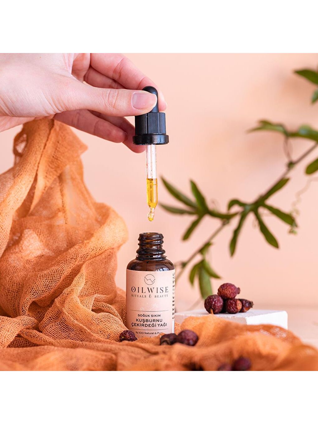 Oilwise Leke ve Yaşlanma Karşıtı Kuşburnu Çekirdeği Yağı 30 ml - 4