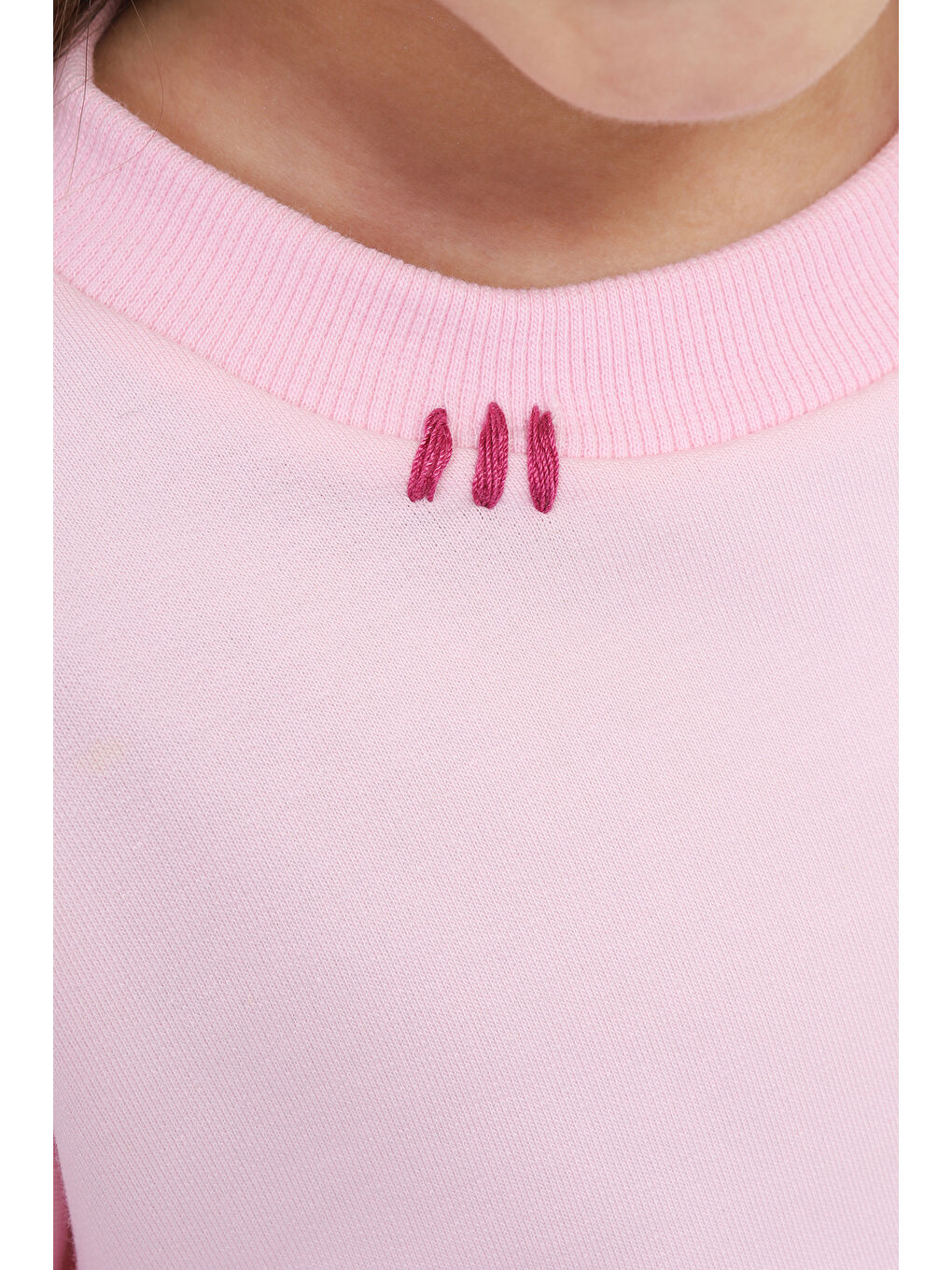Pembe Kız Çocuk Sweatshirt-2