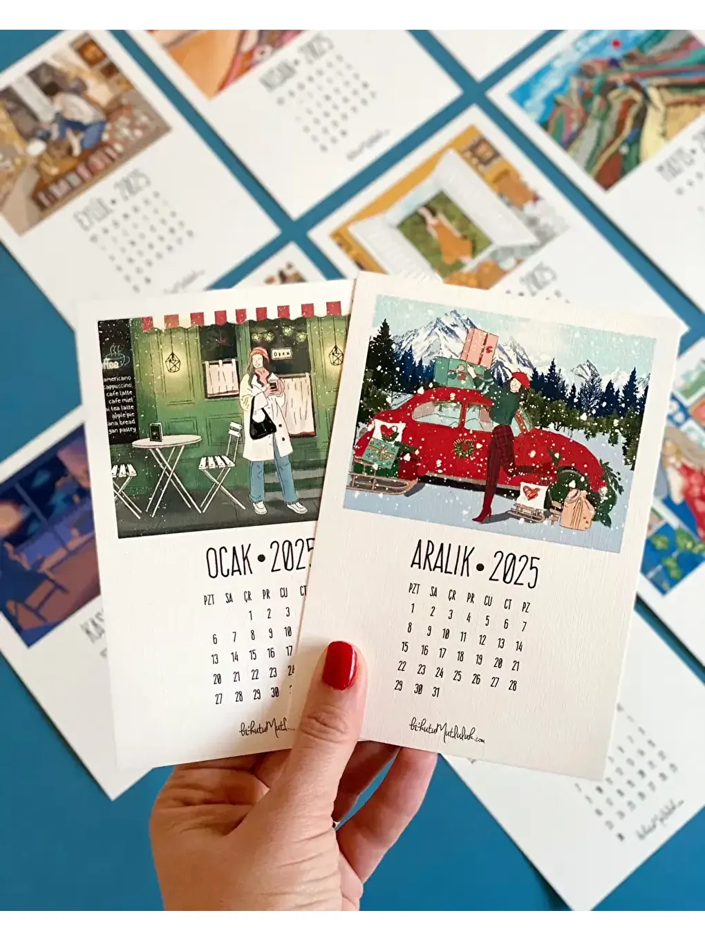 2025 Kızları Masa Takvimi-1