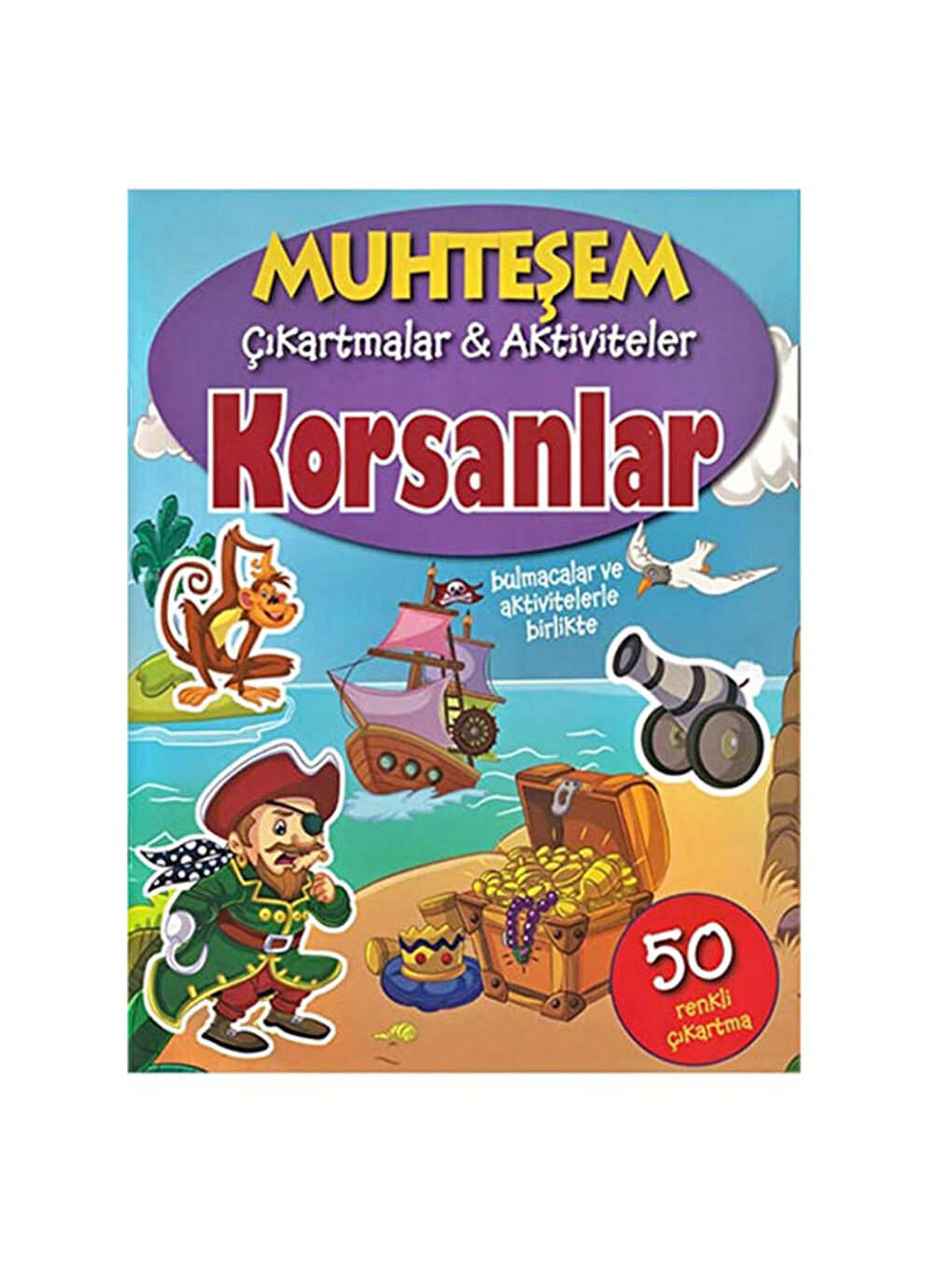 Korsanlar Muhteşem Çıkartmalar Aktiviteler Parıltı Yay