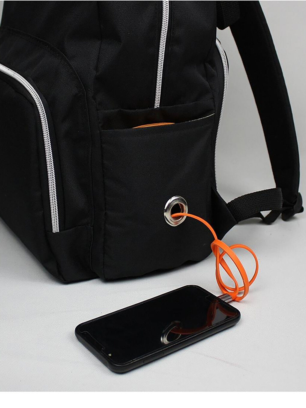 Duo Backpack Anne Çanta Siyah-4