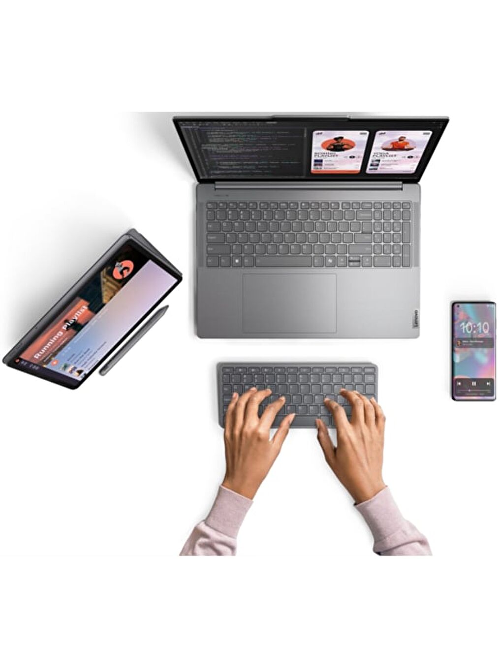 Lenovo Multi Device Wireless KB UK TR - 3