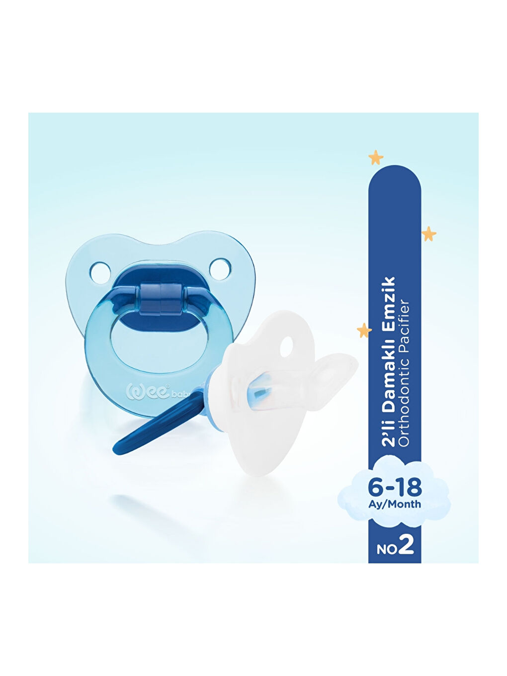 2’li Damaklı Emzik No:2 - ERKEK-2