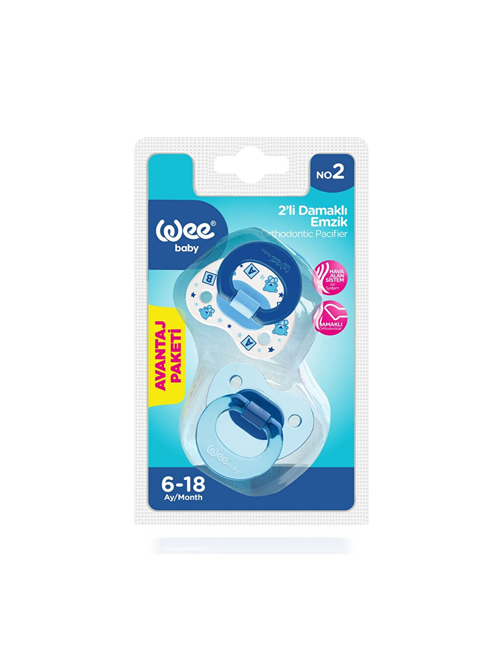 2’li Damaklı Emzik No:2 - ERKEK-3